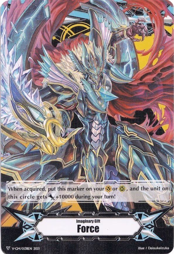Imaginary Gift [Force] // [Imaginary Gift [Force II] Double-sided Gift Marker - Revenger, Raging Form Dragon - Gift Marker (V-GM/0138EN 2021)