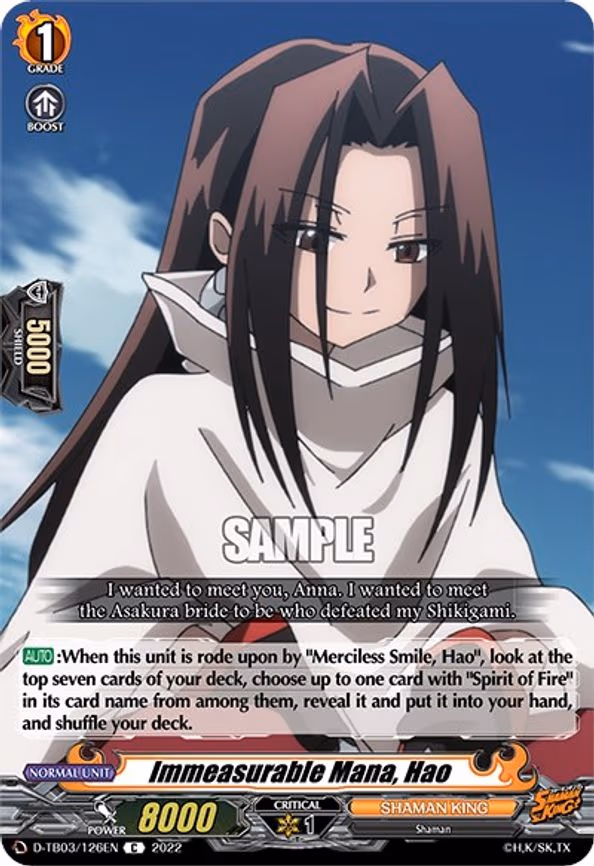 Immeasurable Mana, Hao - C (D-TB03/126EN)