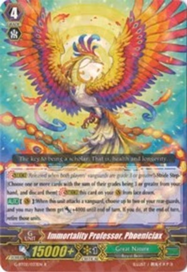 Immortality Professor, Phoeniciax - R (G-BT02/033EN)