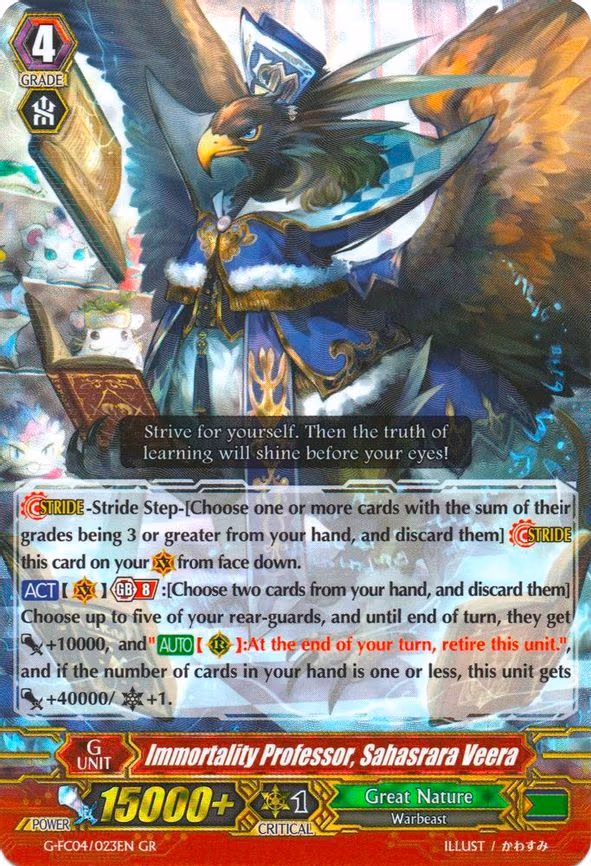Immortality Professor, Sahasrara Veera - GR (G-FC04/023EN)