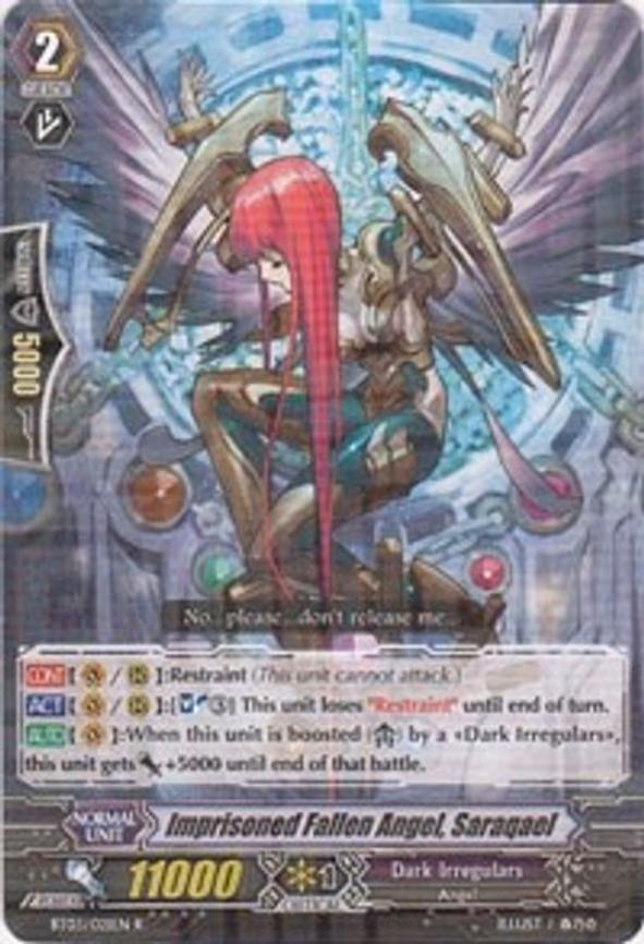 Imprisoned Fallen Angel, Saraqael - R (BT03/021EN)