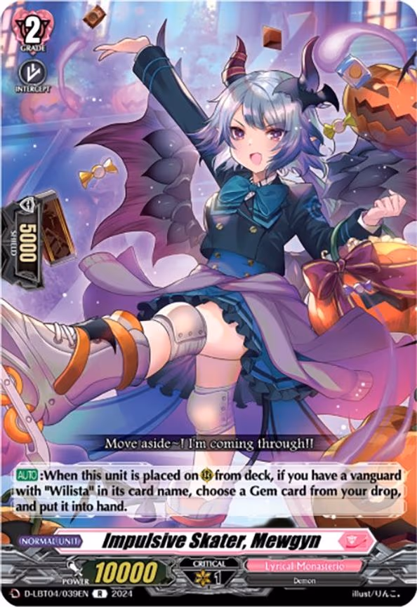 Impulsive Skater, Mewgyn - R (D-LBT04/039EN)