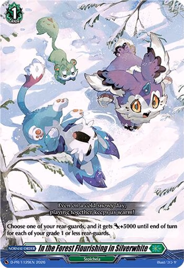 In the Forest Flourishing in Silverwhite - PR (D-PR/1129EN)