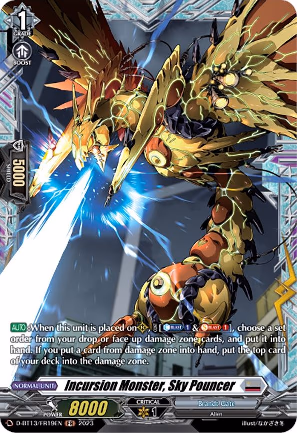 Incursion Monster, Sky Pouncer - FR (D-BT13/FR19EN)
