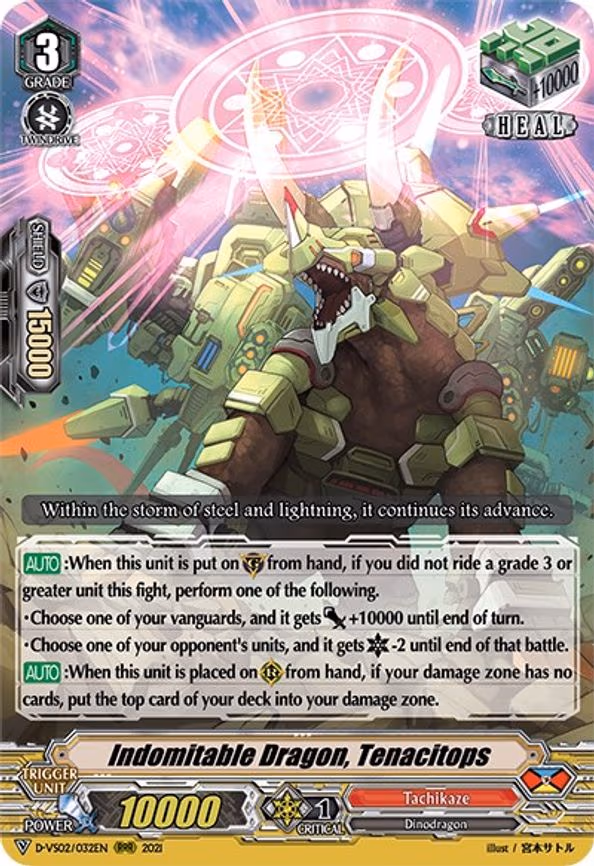 Indomitable Dragon, Tenacitops - RRR (D-VS02/032EN)
