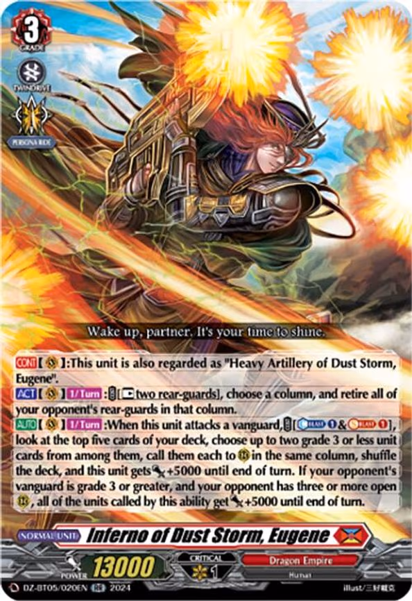 Inferno of Dust Storm, Eugene - RR (DZ-BT05/020EN)