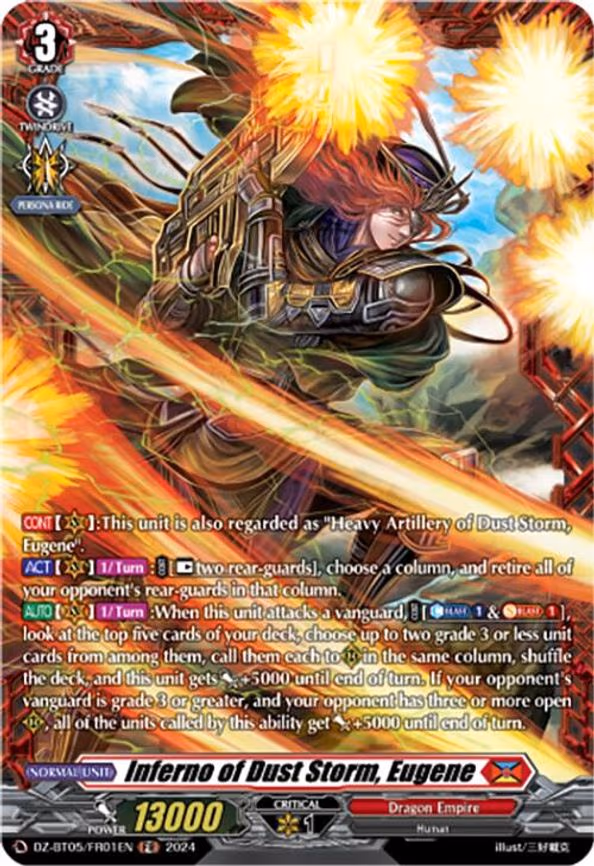 Inferno of Dust Storm, Eugene - FR (DZ-BT05/FR01EN)