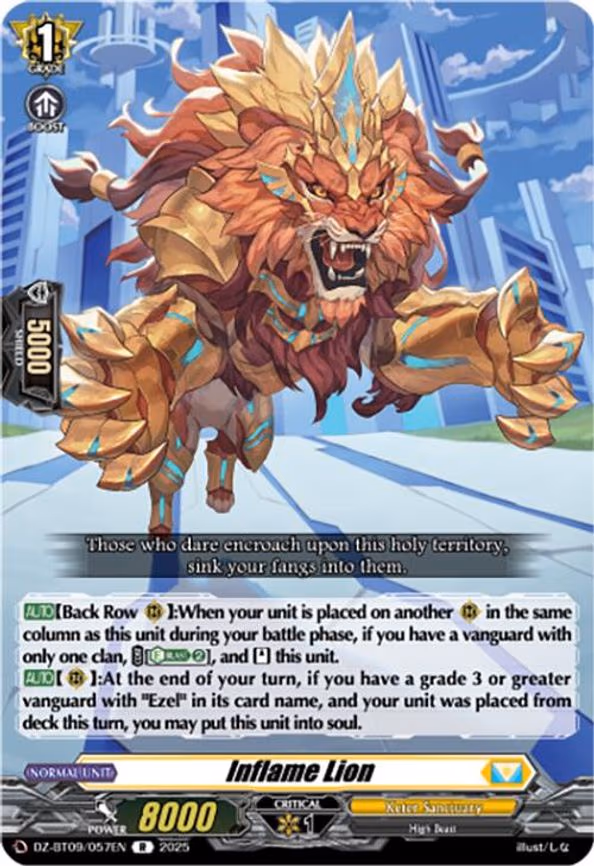 Inflame Lion - R (DZ-BT09/057EN)