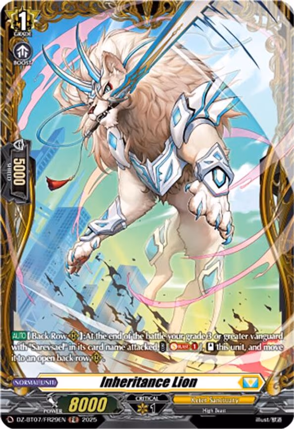 Inheritance Lion - FR (DZ-BT07/FR29EN)