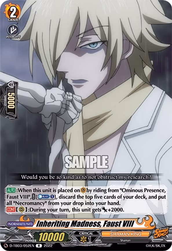 Inheriting Madness, Faust VIII - R (D-TB03/052EN)