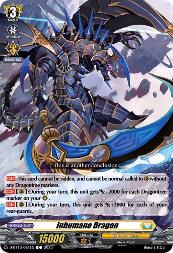 Inhumane Dragon - C (D-BT13/081EN)