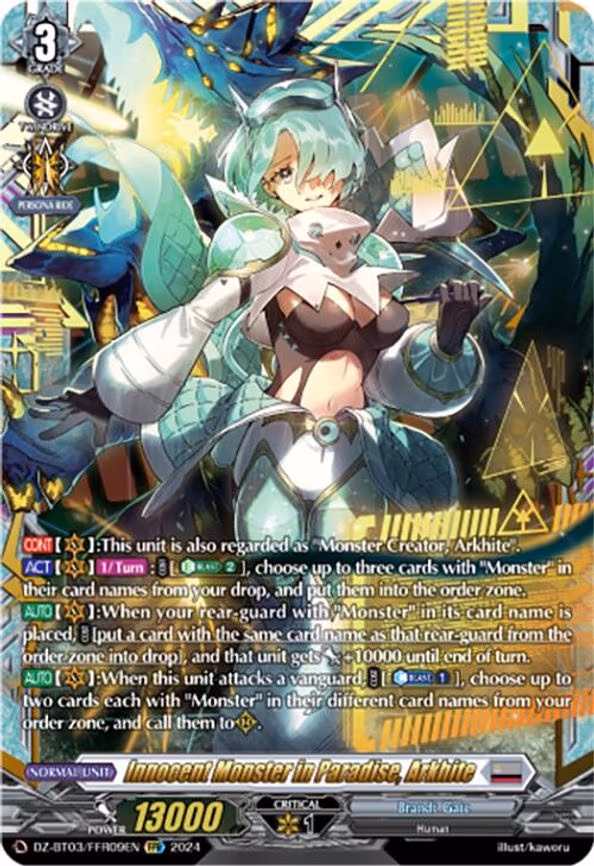 Innocent Monster in Paradise, Arkhite - FFR (DZ-BT03/FFR09EN)