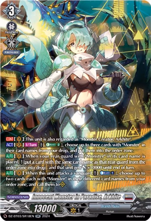 Innocent Monster in Paradise, Arkhite - SR (DZ-BT03/SR18EN)