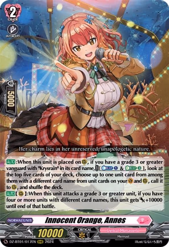 Innocent Orange, Annes - RRR (DZ-BT01/017EN)