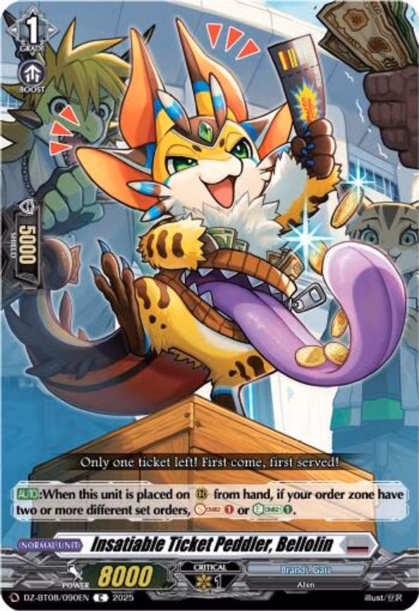 Insatiable Ticket Peddler, Bellolin - C (DZ-BT08/090EN)