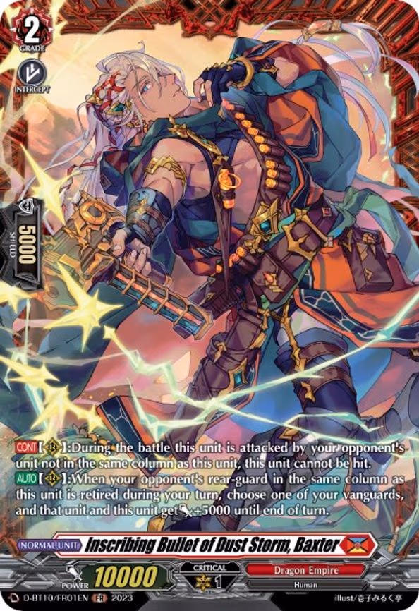 Inscribing Bullet of Dust Storm, Baxter - FR (D-BT10/FR01EN)