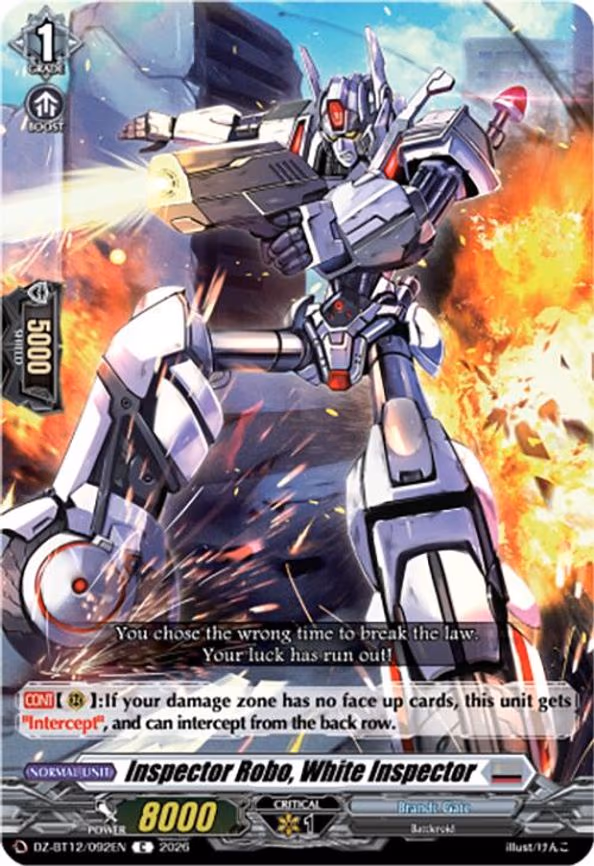 Inspector Robo, White Inspector - C (DZ-BT12/092EN)