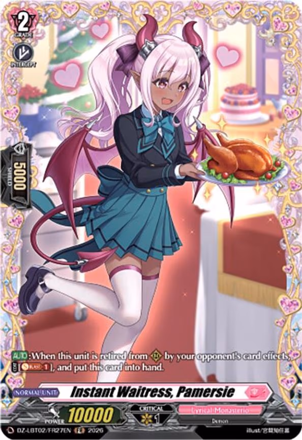 Instant Waitress, Pamersie - Frame Rare (DZ-LBT02/FR27EN)
