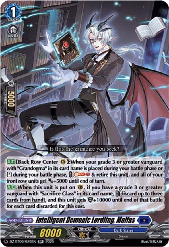 Intelligent Demonic Lordling, Malfas - RR (DZ-BT09/026EN)