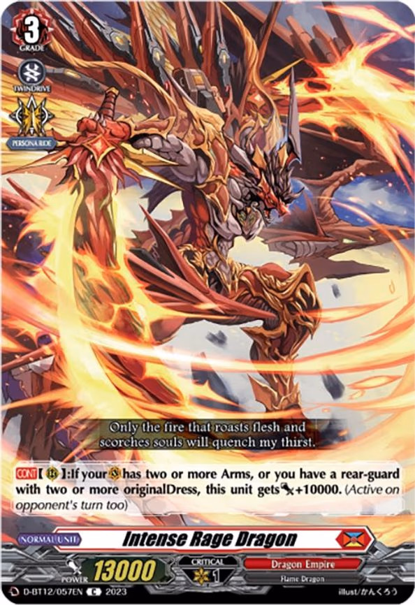 Intense Rage Dragon - C (D-BT12/057EN)