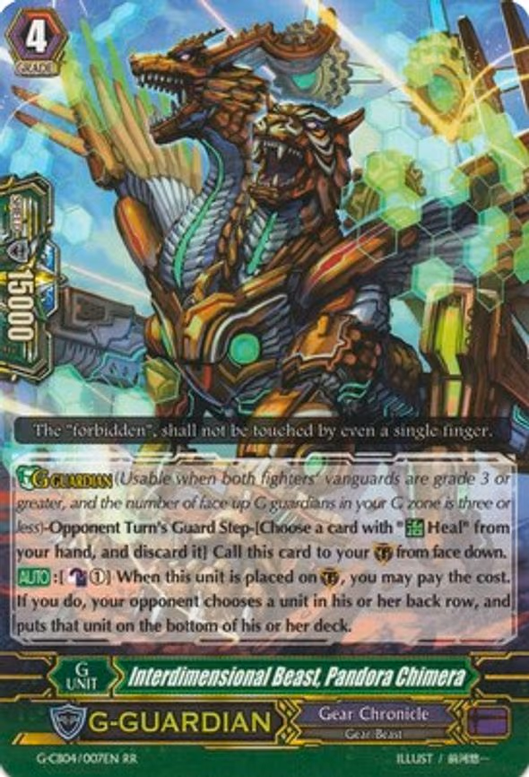 Interdimensional Beast, Pandora Chimera - RR (G-CB04/007EN)