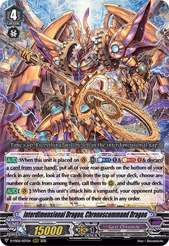 Interdimensional Dragon, Chronoscommand Dragon