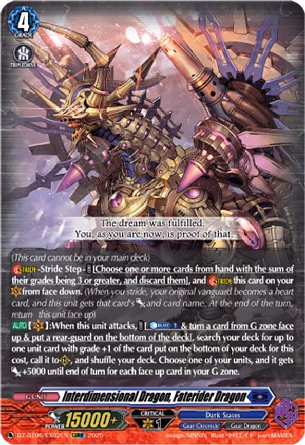 Interdimensional Dragon, Faterider Dragon