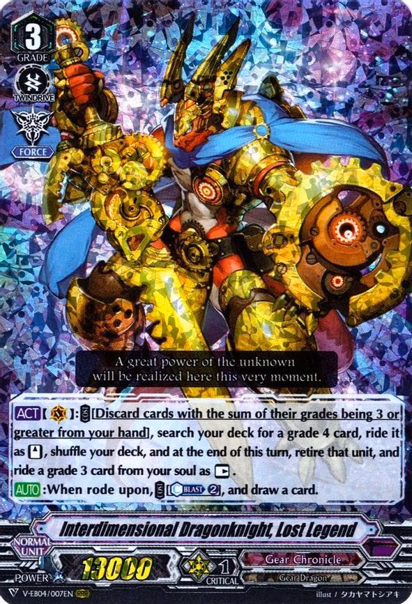 Interdimensional Dragonknight, Lost Legend - RRR (V-EB04/007EN)