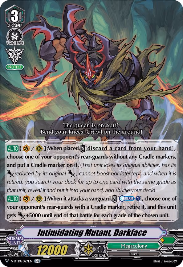 Intimidating Mutant, Darkface - RR (V-BT10/027EN)
