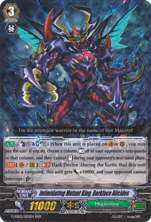 Intimidating Mutant King, Darkface Alicides - RRR (G-EB02/005EN)