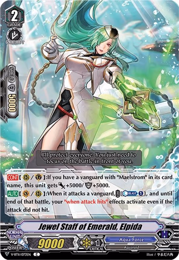 Jewel Staff of Emerald, Elpida - C (V-BT11/073EN)
