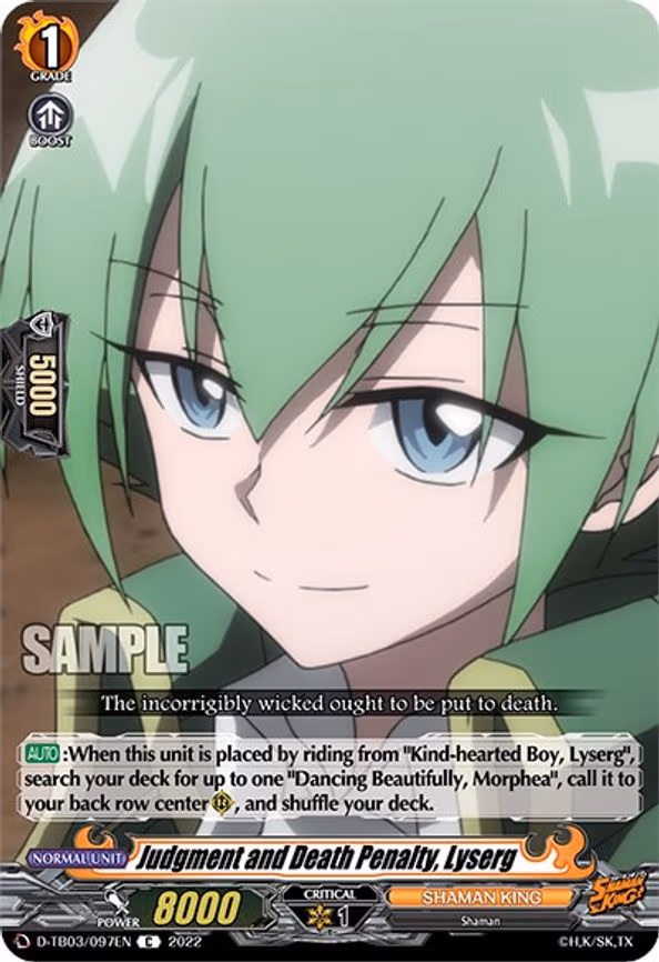 Judgment and Death Penalty, Lyserg - C (D-TB03/097EN)