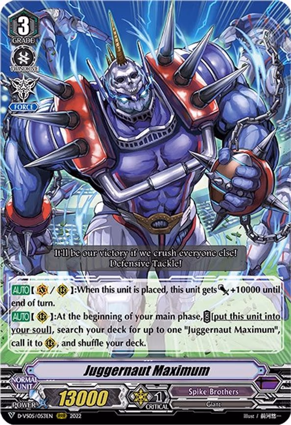 Juggernaut Maximum - RRR (D-VS05/053EN)