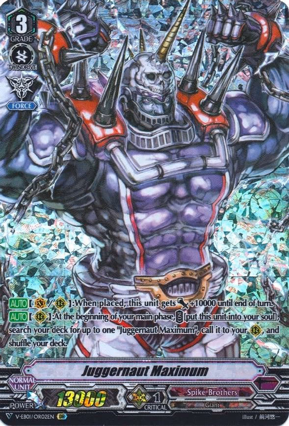 Juggernaut Maximum - OR (V-EB01/OR02EN)