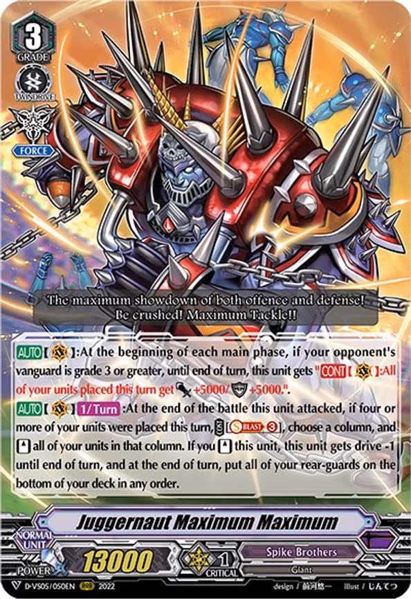 Juggernaut Maximum Maximum - RRR (D-VS05/050EN)