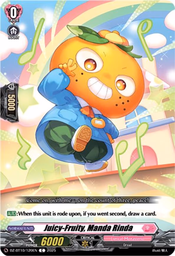 Juicy-Fruity, Manda Rinda - C (DZ-BT10/120EN)