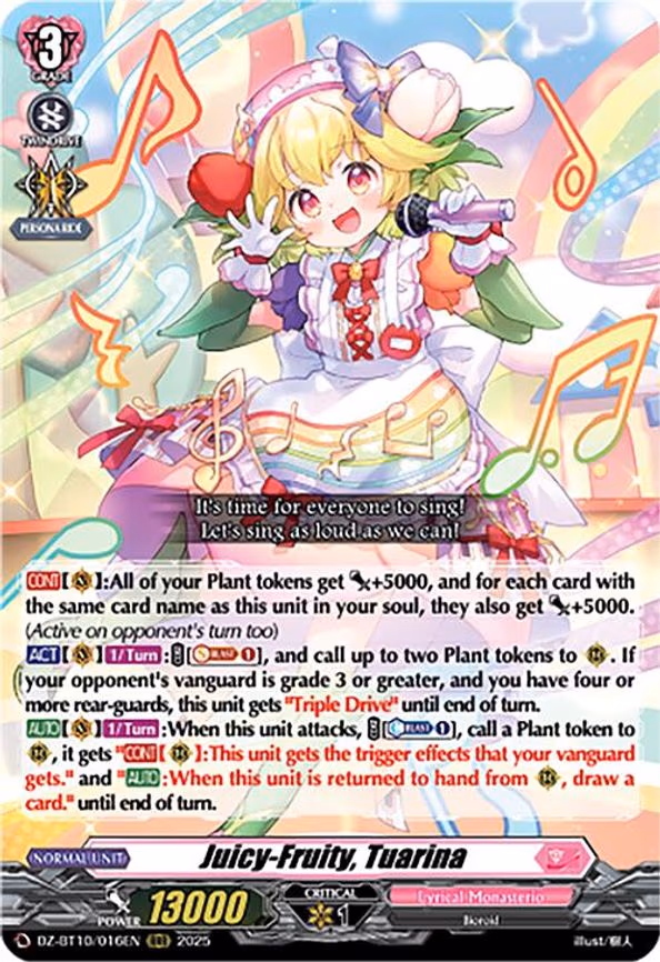 Juicy-Fruity, Tuarina - RRR (DZ-BT10/016EN)