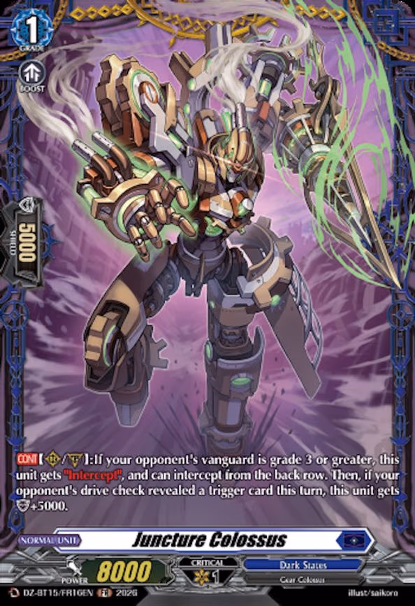 Juncture Colossus - Frame Rare (DZ-BT15/FR16EN)
