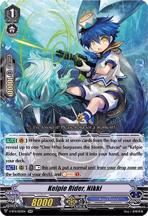 Kelpie Rider, Nikki - RR (V-BT11/023EN)