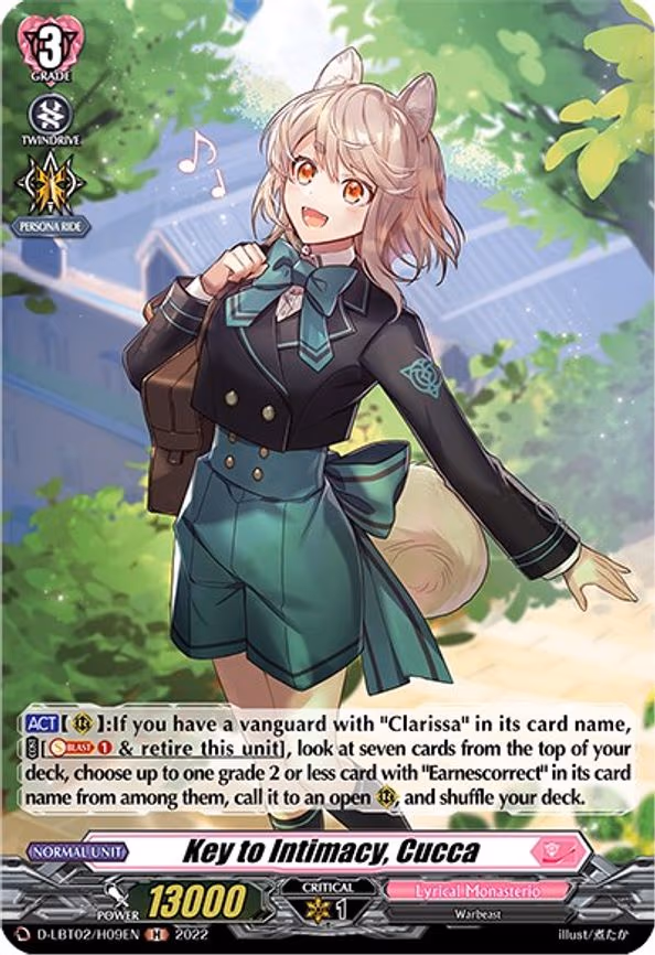 Key to Intimacy, Cucca (Holo) - H (D-LBT02/H09EN)