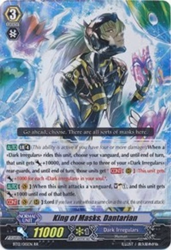 King of Masks, Dantarian - RR (BT12/015EN)