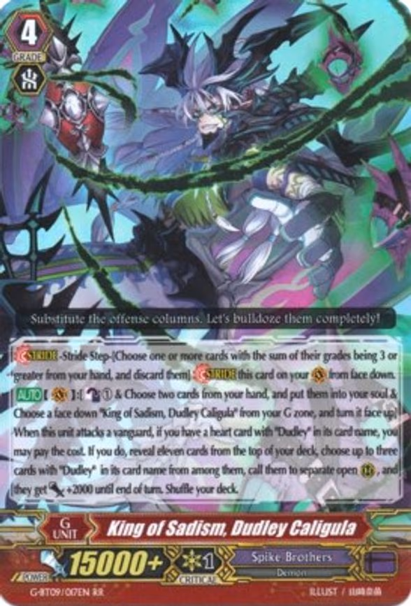 King of Sadism, Dudley Caligula - RR (G-BT09/017EN)