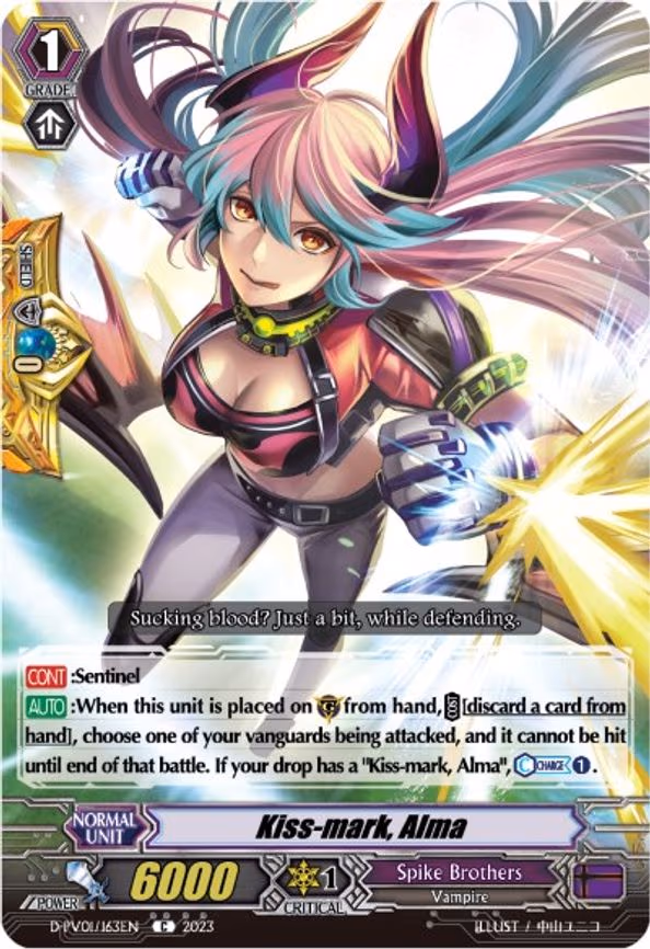 Kiss-mark, Alma - C (D-PV01/163EN)