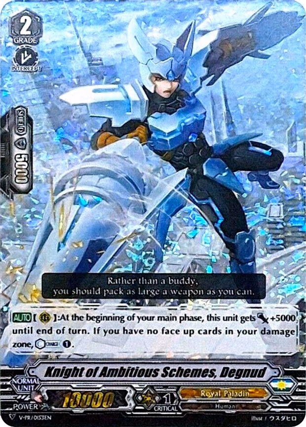 Knight of Ambitious Schemes, Degnud - PR (V-PR/0153EN)