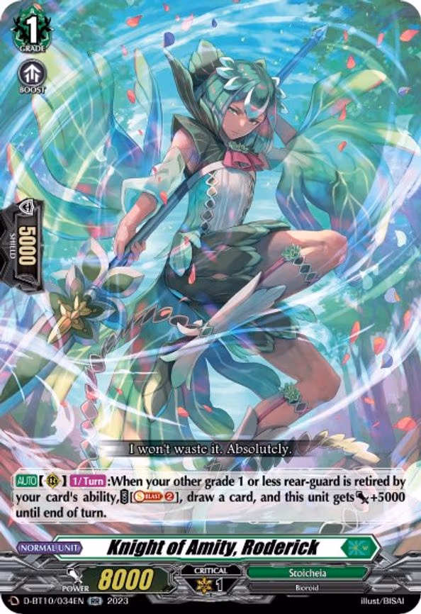 Knight of Amity, Roderick - RR (D-BT10/034EN)