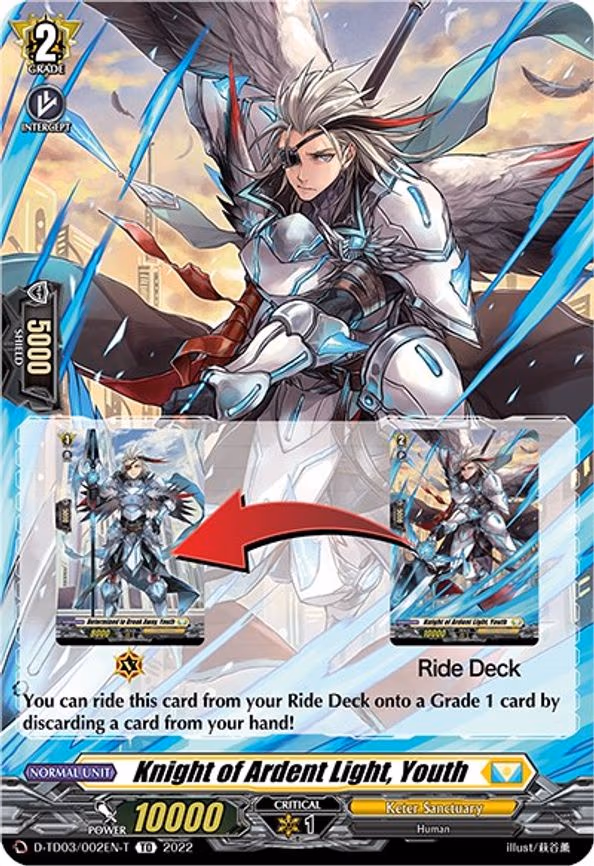 Knight of Ardent Light, Youth (Tutorial Card)