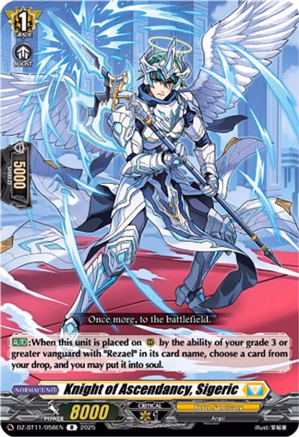 Knight of Ascendancy, Sigeric - R (DZ-BT11/058EN)