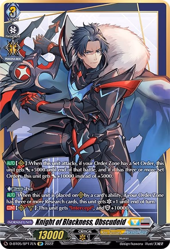 Knight of Blackness, Obscudeid