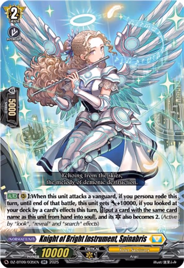 Knight of Bright Instrument, Spinabris - RR (DZ-BT09/035EN)