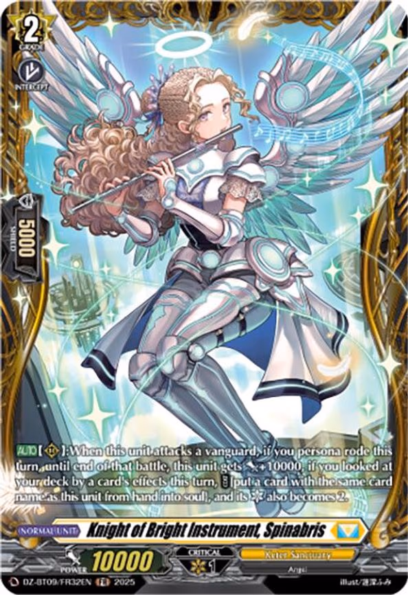 Knight of Bright Instrument, Spinabris - Frame Rare (DZ-BT09/FR32EN)